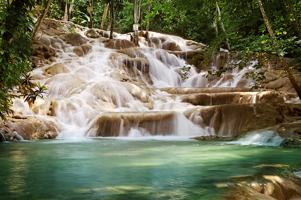 One of Jamaica’s beautiful waterfalls