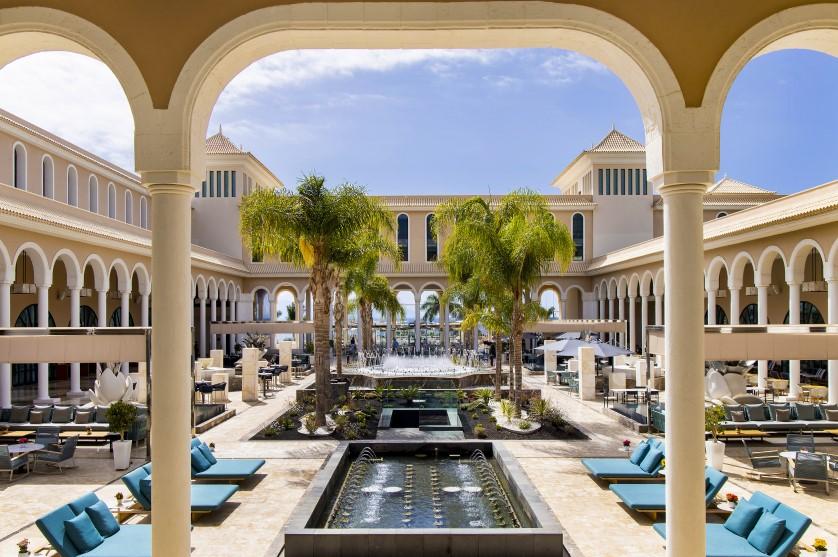 View of the pools at a Gran Melia Resort