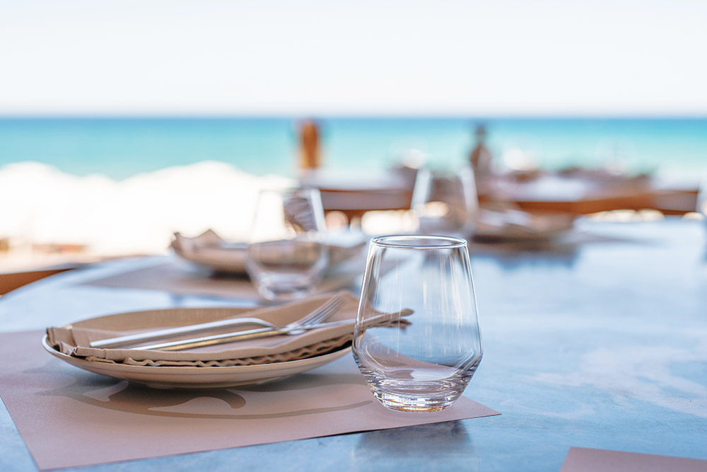 dining at an all-inclusive resort