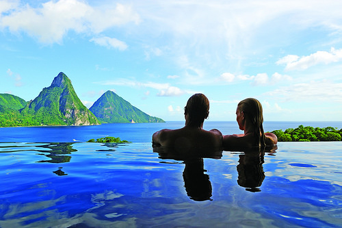 View of the Piton Mountains