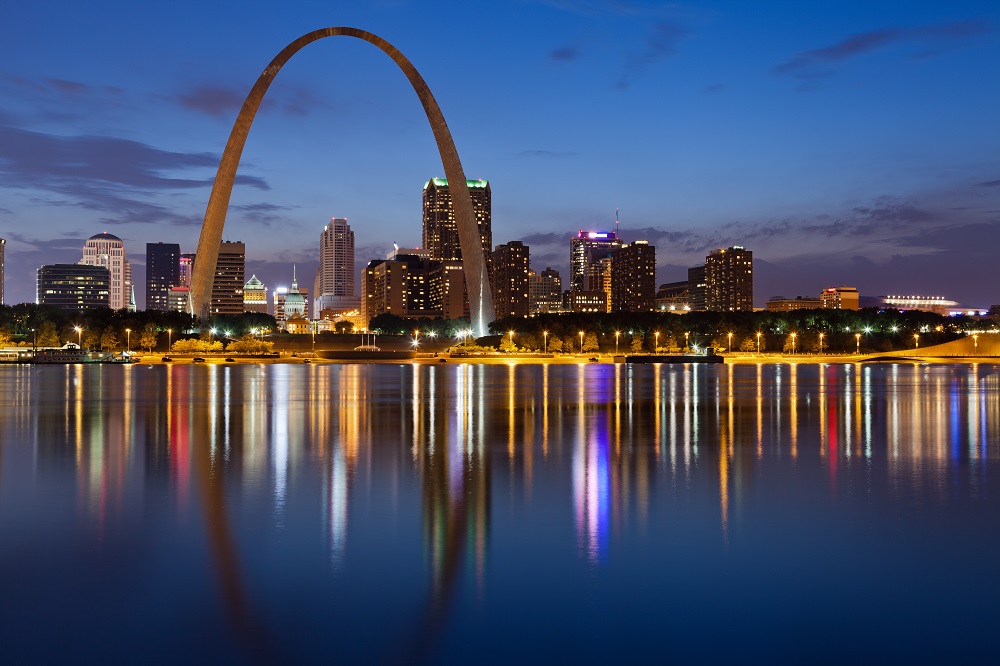 Gateway Arch in St. Louis, MO