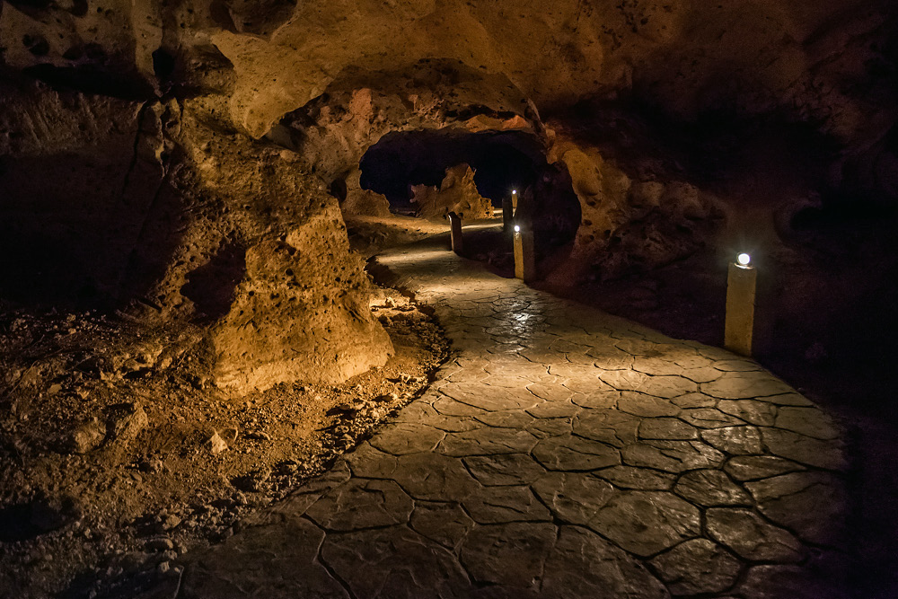 Entrance to the Green Grotto Caves near Ocho Rios, Jamaica