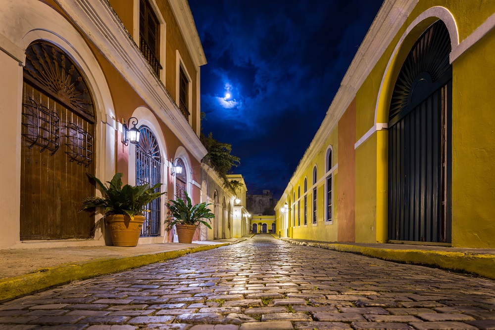 Old San Juan at Night
