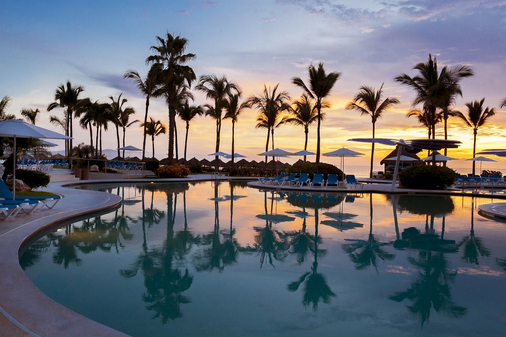 Pool at Sunset