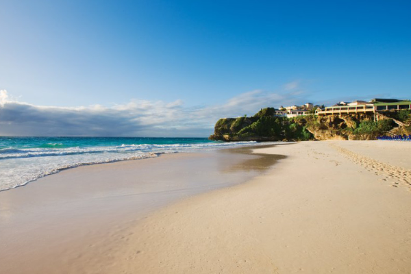 The relaxed beach atmosphere at The Crane resort in Barbados is ideal for families with toddlers