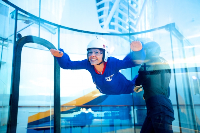 Indoor skydiving