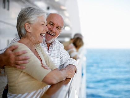couple on a cruise