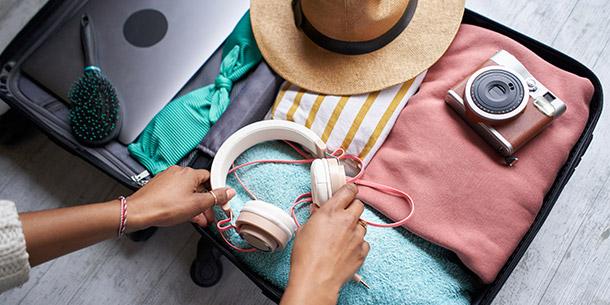 Packing a suitcase