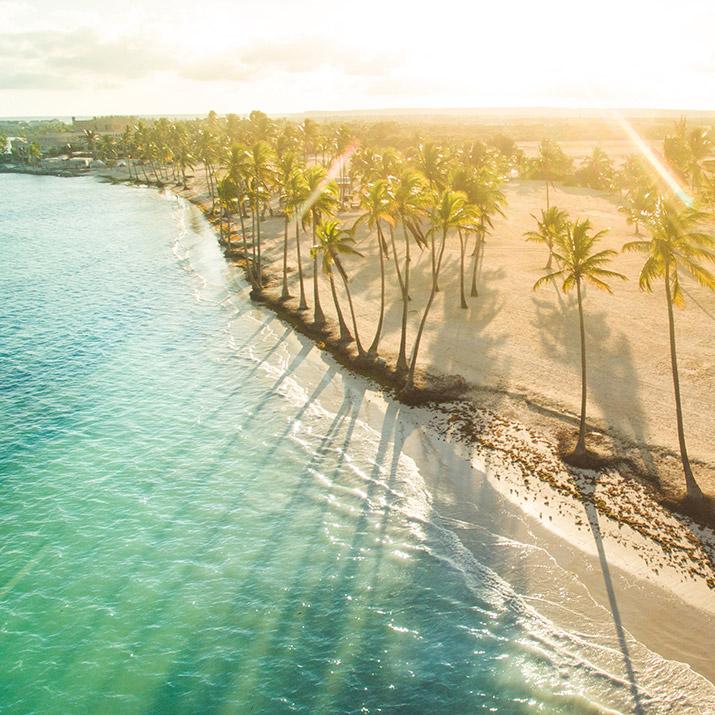 Dominican Republic shoreline