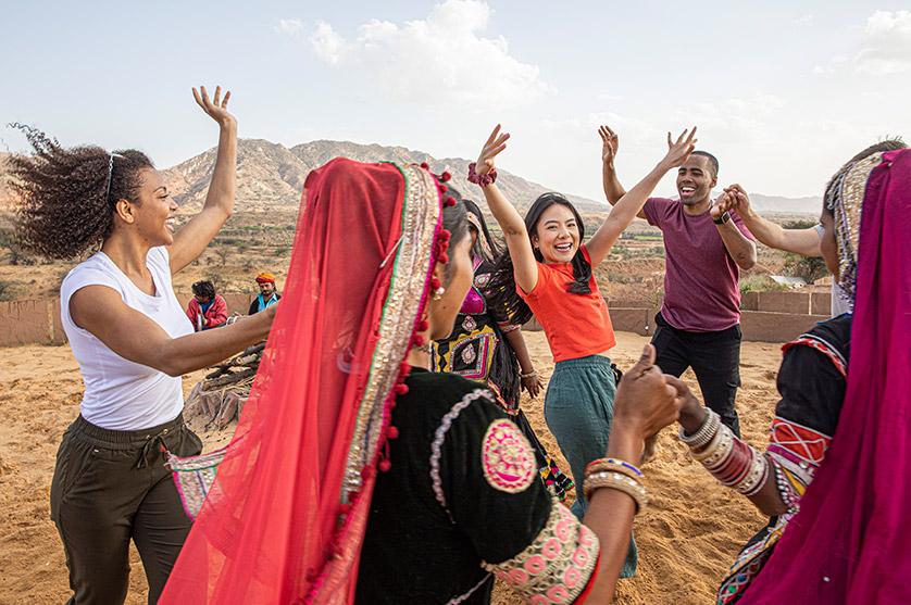 A group of women on a G Adventures tour