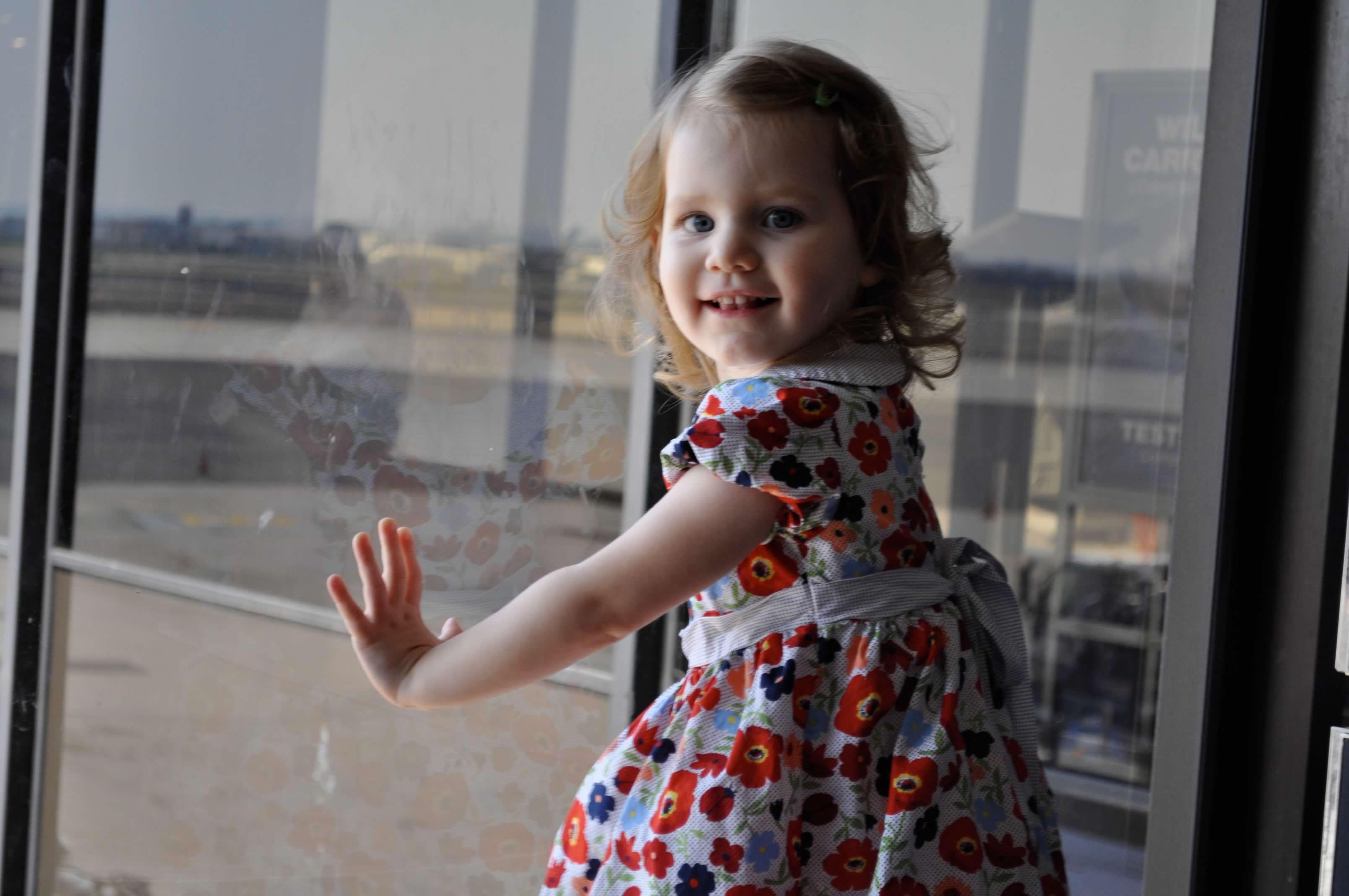 airport toddler