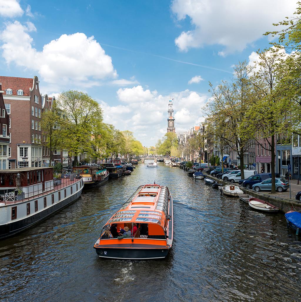 Cruising down Amsterdam’s canals