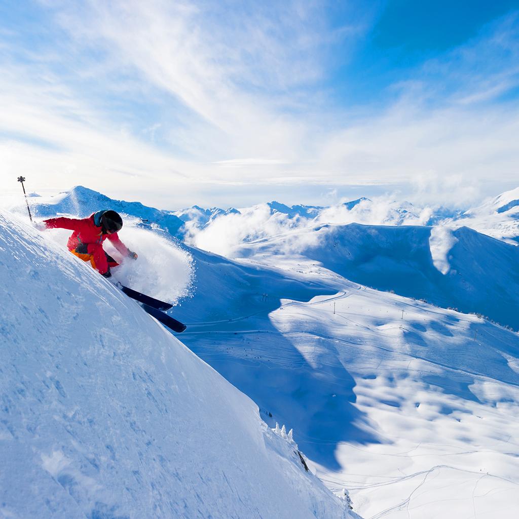 Skiing in British Columbia