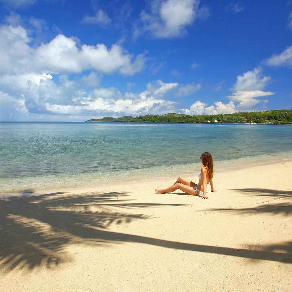 Fiji vacations: overlook paradise from the beach