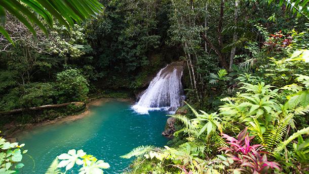 Jamaica waterfall
