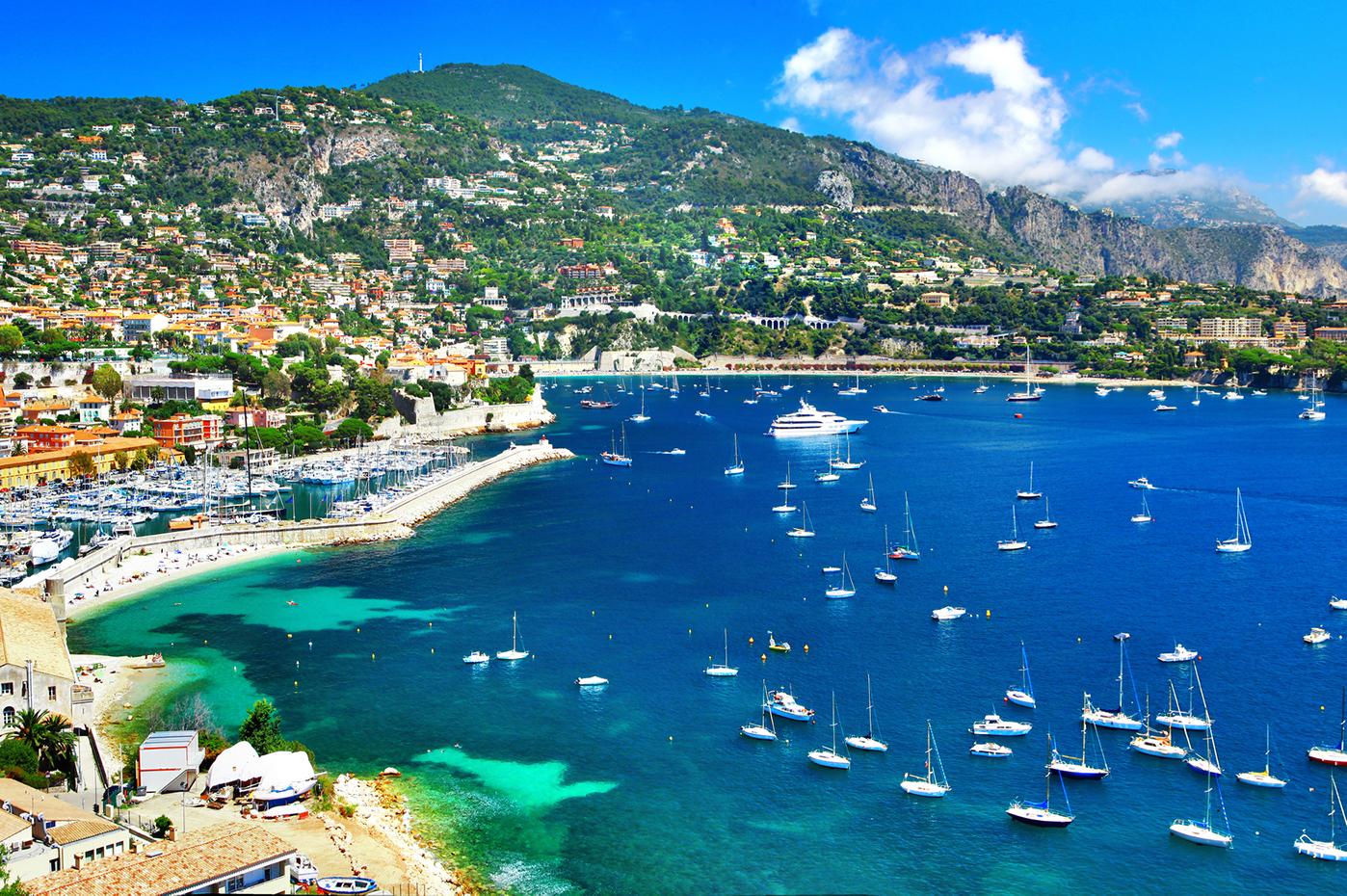 Stunning views of Nice’s coastline in the French Riviera
