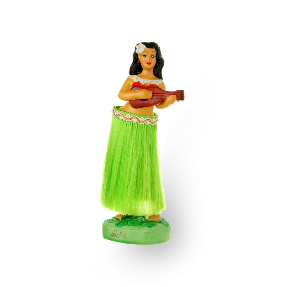 Hula dancer souvenir from Oahu