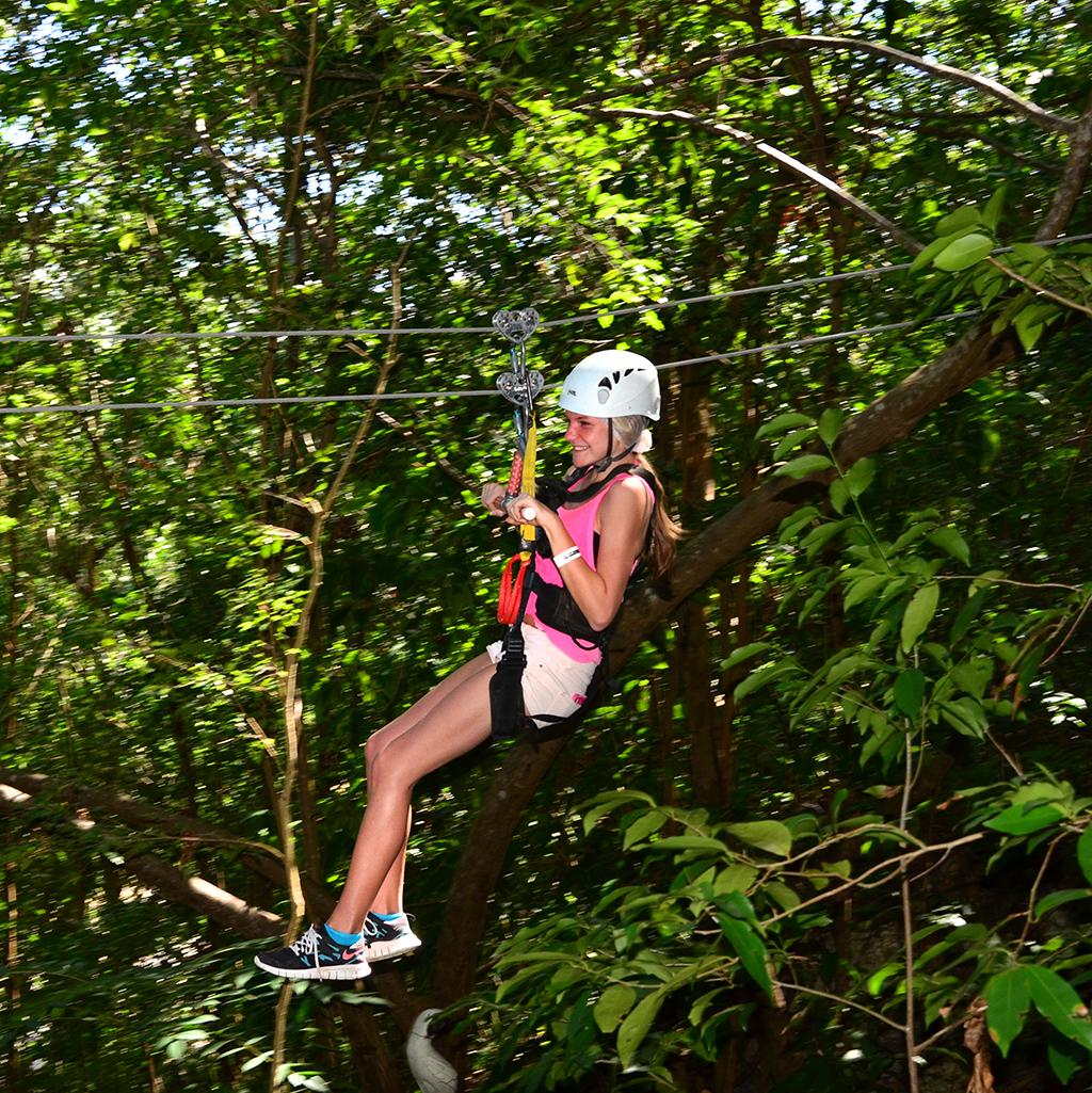 Ziplining in Ochos Rios