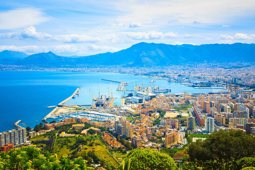 Views of Palermo’s coastline