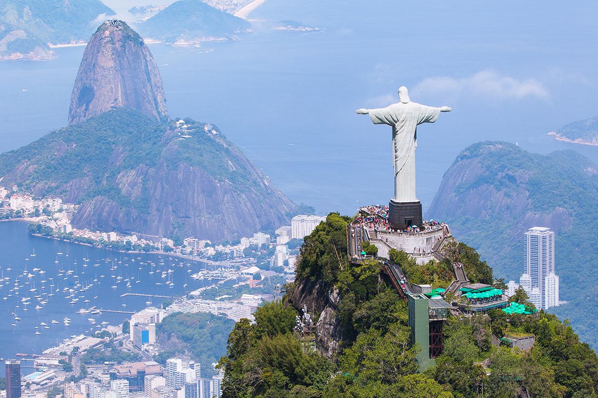 Image of Christ the Redeemer statue overlooking Rio de Janeiro