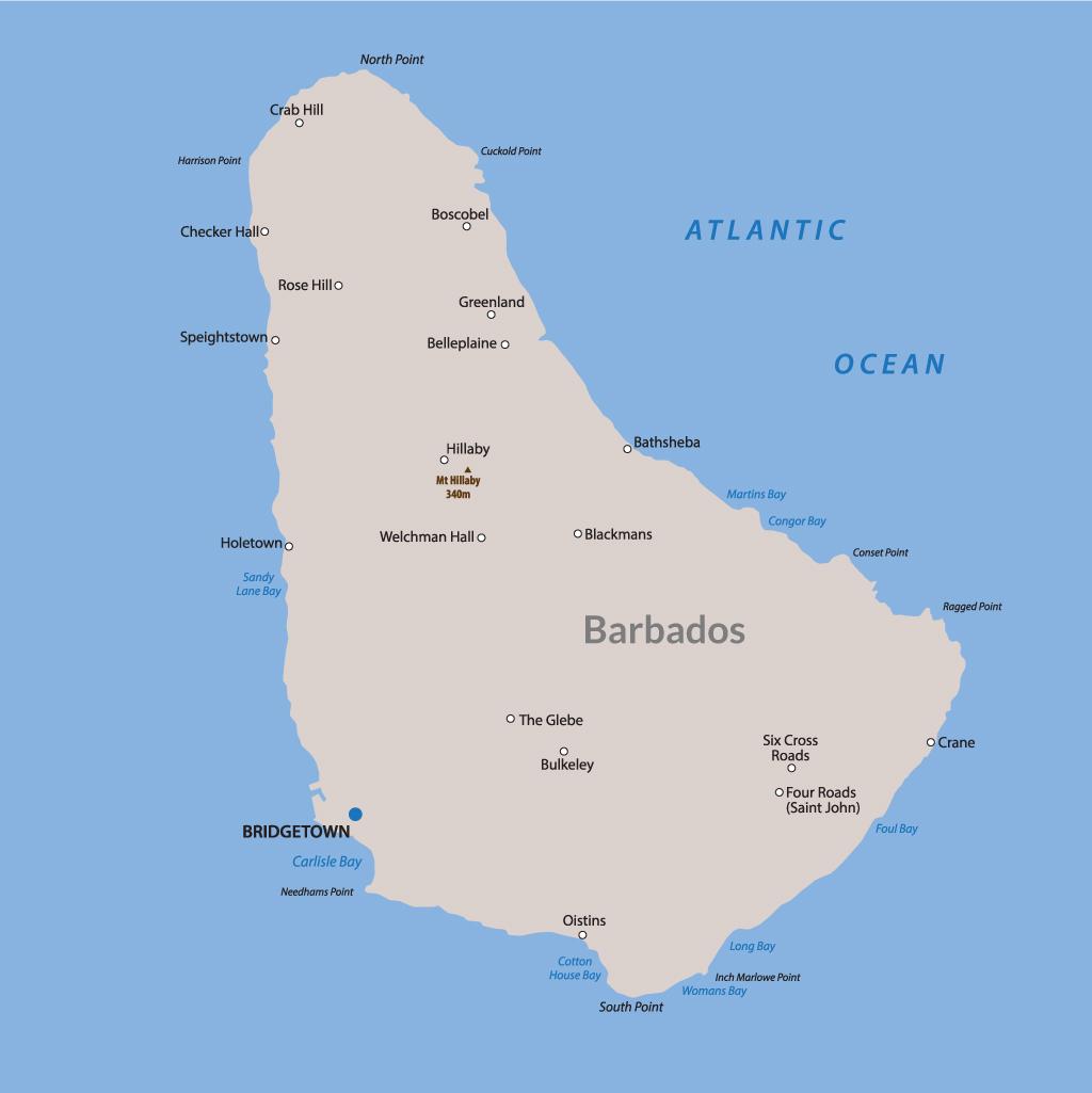 South Coast vacations map