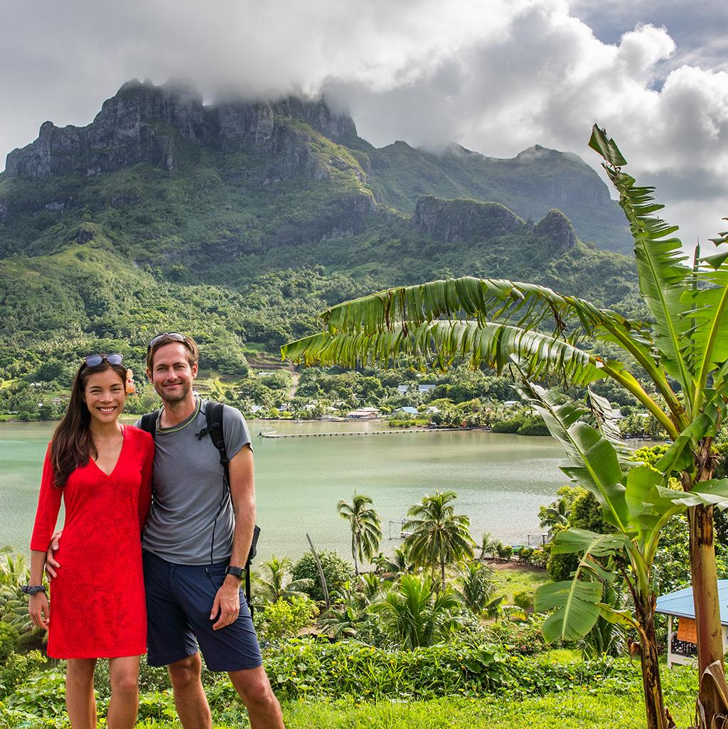 Hike among the lush thickets of Tahitian paradise