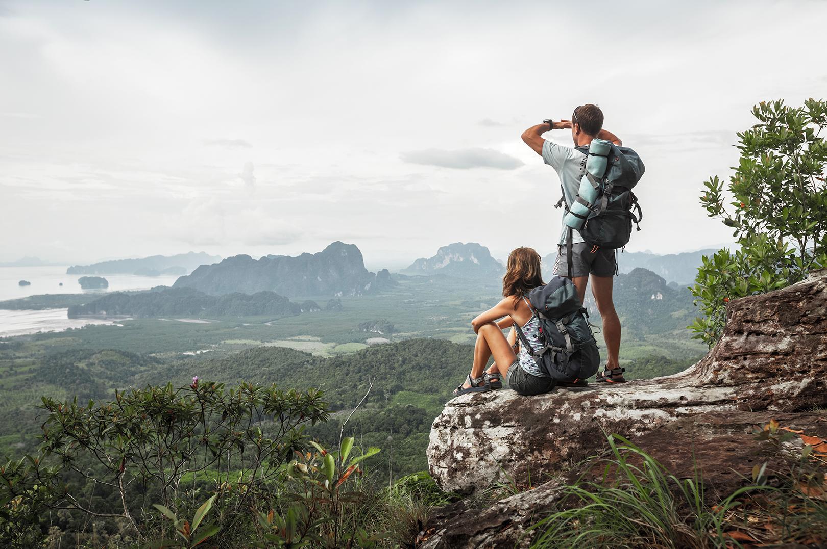 Young explorers on their adventure tour