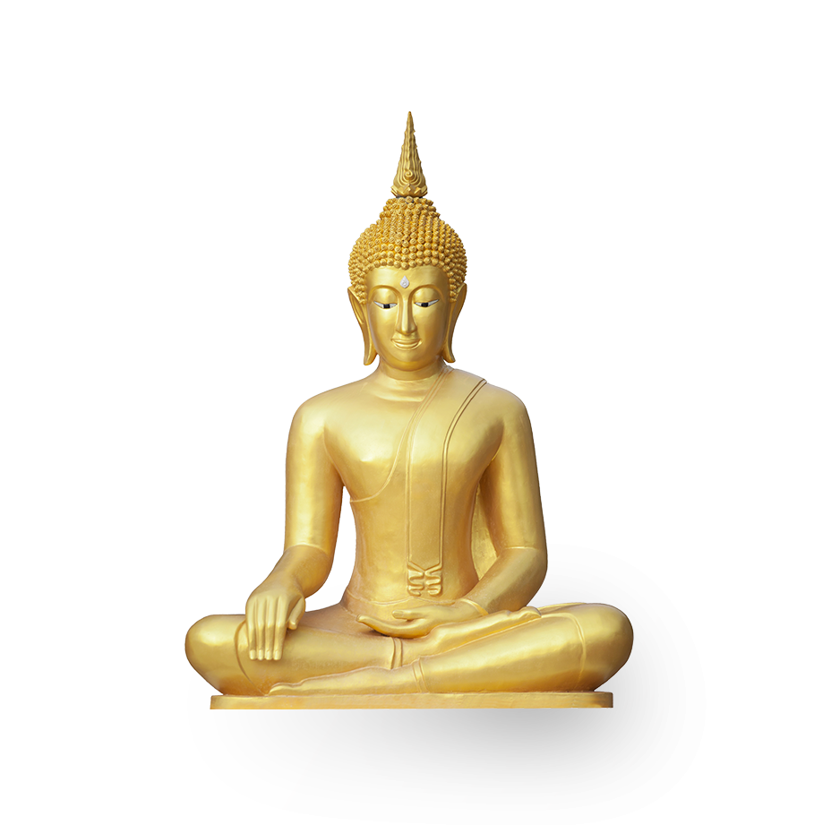 Golden buddha statue in Bangkok Thailand
