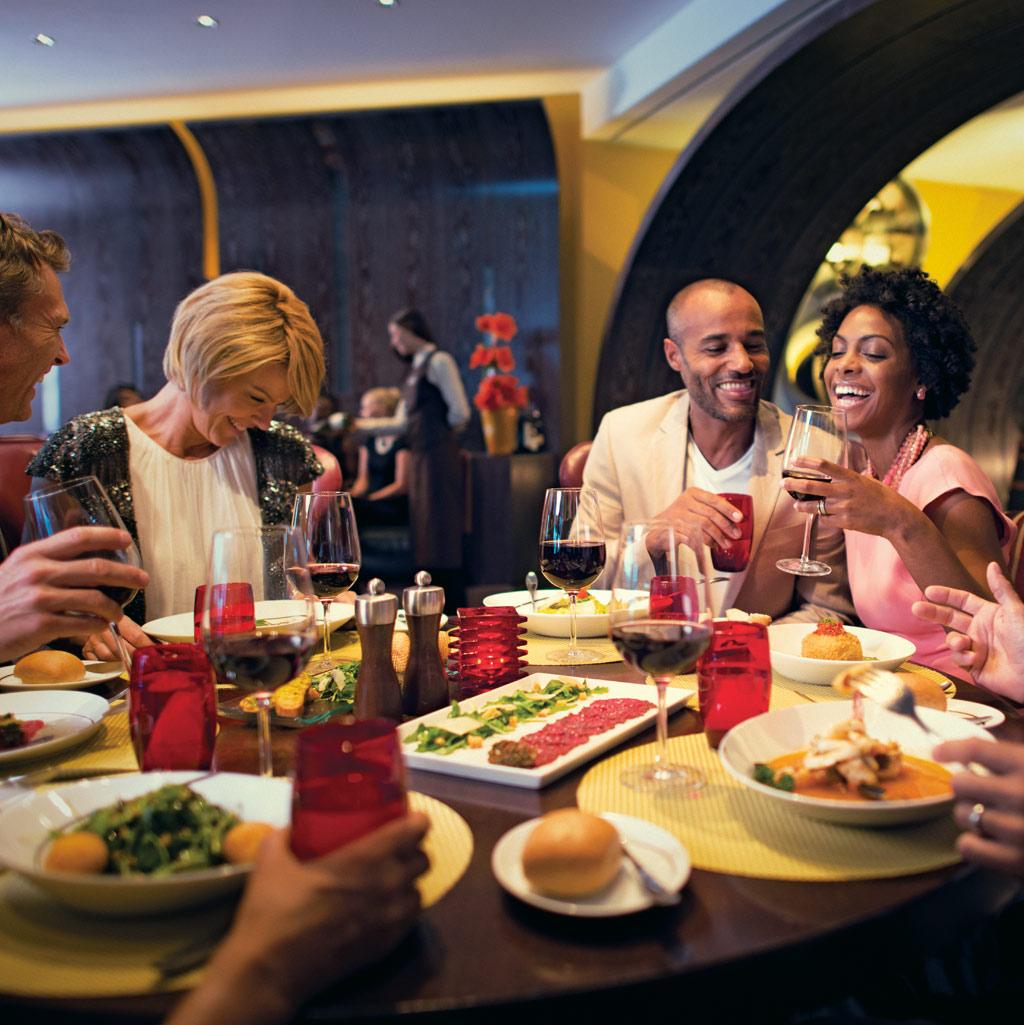 Enjoy a meal with old friends or the new friends you haven’t met yet