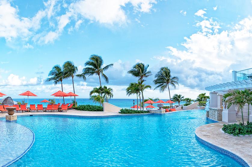 Unwind poolside and soak in the ocean views from Jewel Resort.