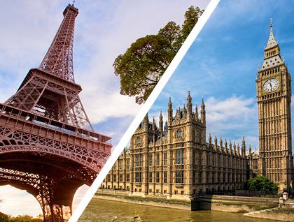 Paris and London