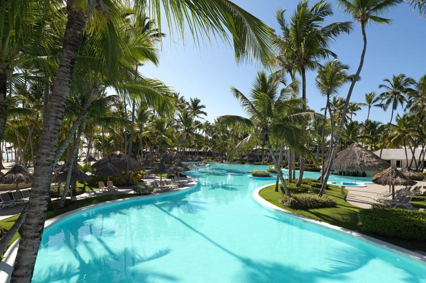 The pool at a Melia Punta Cana Beach Resort