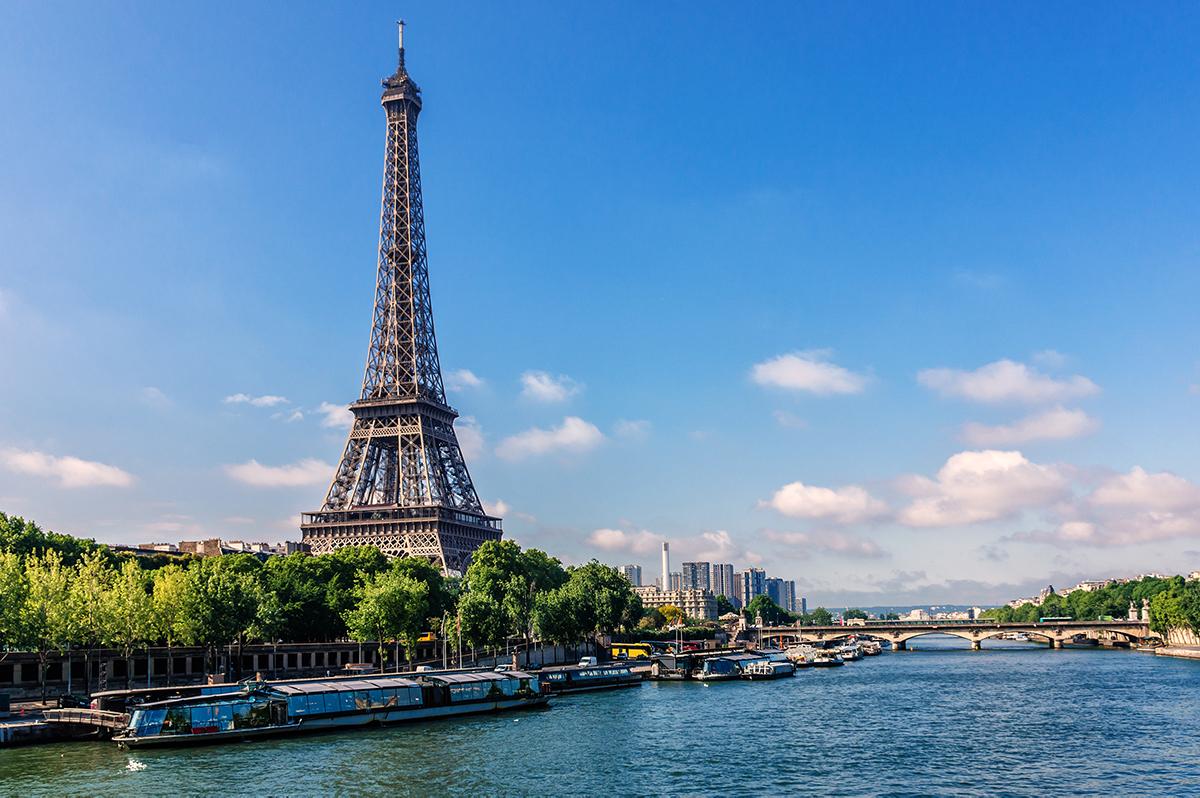 Views of the Eiffel Tower in Paris