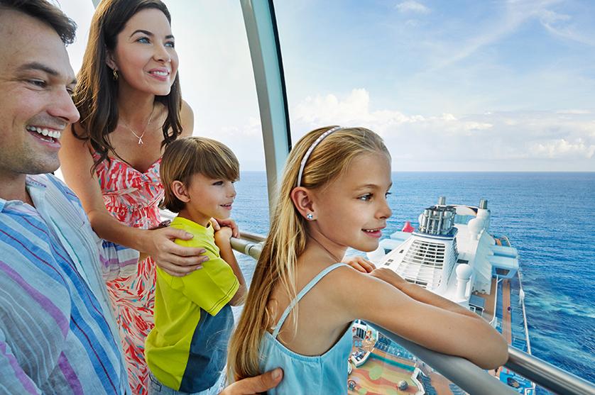 Royal Caribbean International will bring the views, you bring your family