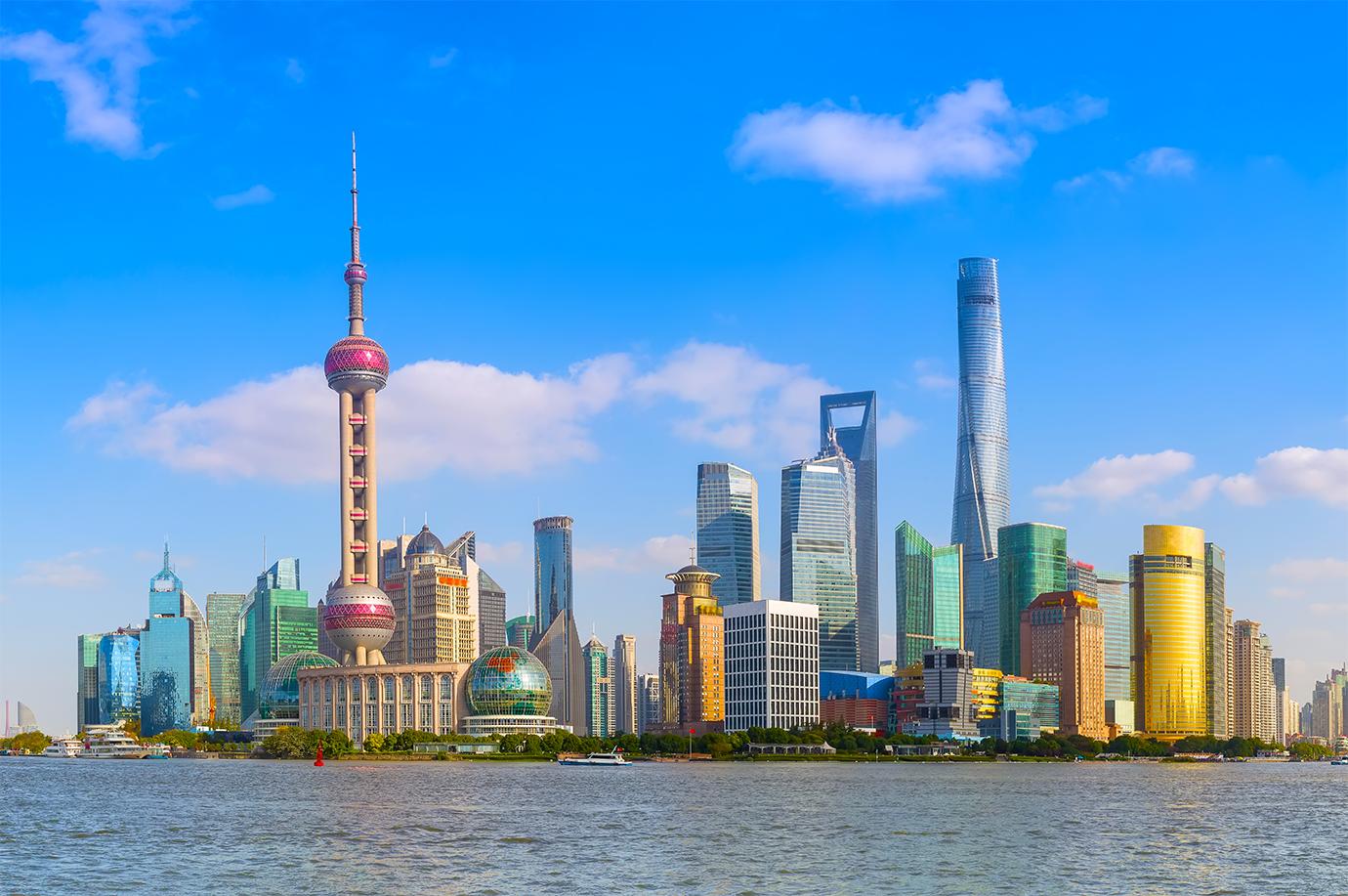 Views of Shanghai skyline
