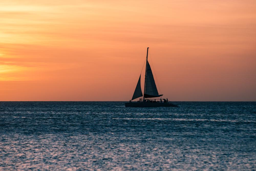 Aruba sunset sail 