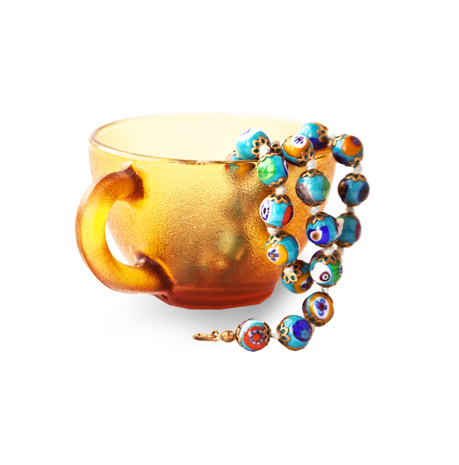 traditional Venetian glassware and beads
